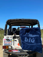 the lux blú towel